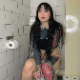 A pretty Asian girl with tattoos sits on a toilet, farts loudly, grunts repeatedly while clenching her sore belly. Nice constipation scene with occasional tiny plops and some pissing. Presented in 720P HD. Exactly 10.5 minutes.